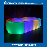 Creatively remote control led glowing light up bar counter